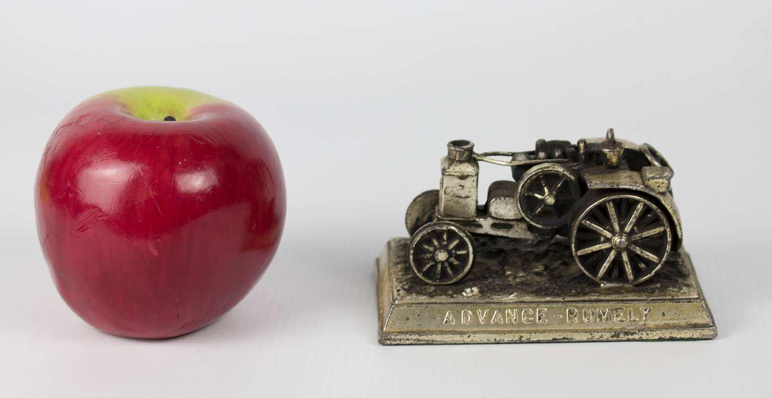 ADVANCE-RUMELY OIL PULL TRACTOR PAPERWEIGHT C 1920