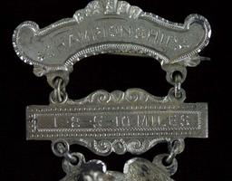 1904 ROAD CLUB BICYCLE RACE CHAMPIONSHIP BADGE