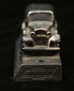 CHEVROLET MOTOR CO. ADVERTISING PAPERWEIGHT