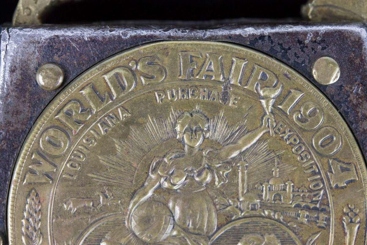 EAGLE LOCK 1904 WORLD'S FAIR ADVERTISING PADLOCK