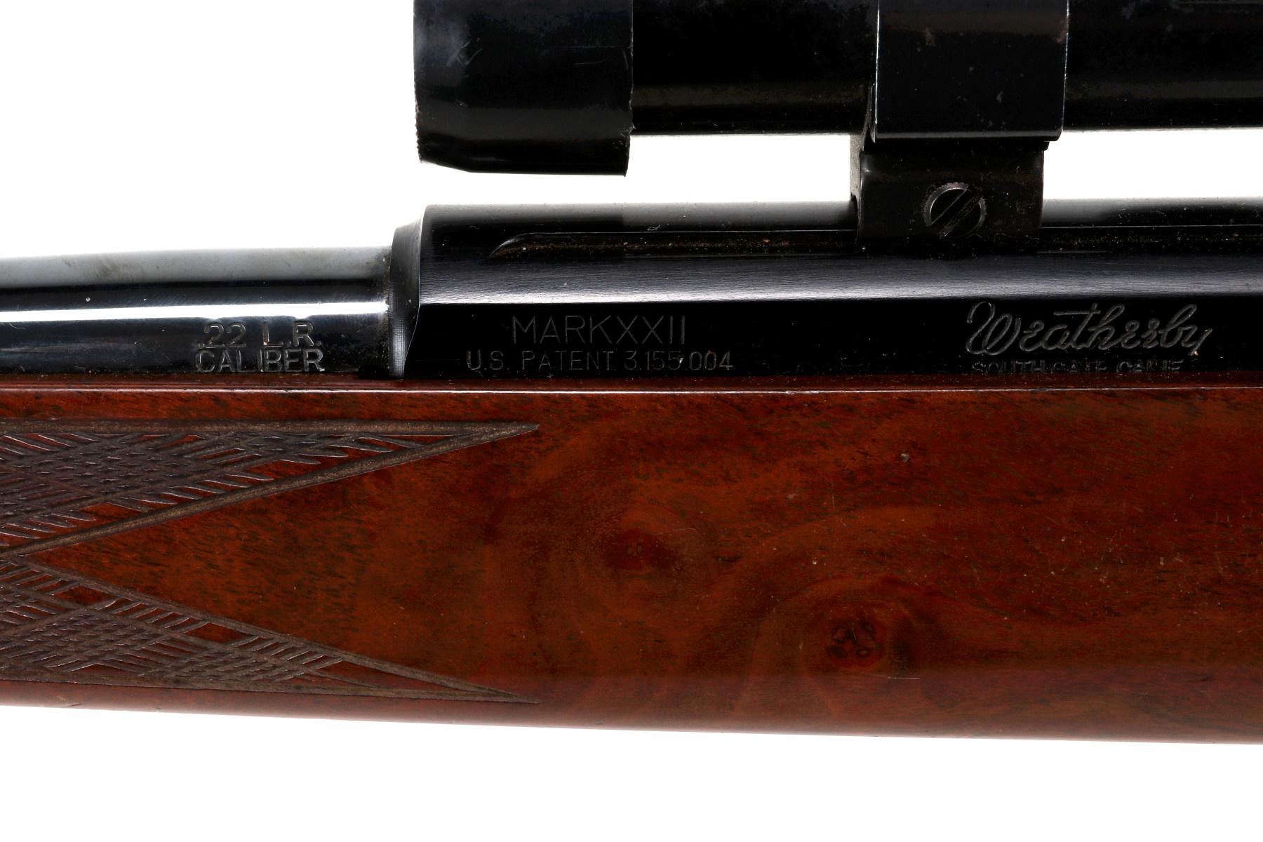 WEATHERBY MODEL MARK XXII SEMI-AUTO .22 W/ SCOPE