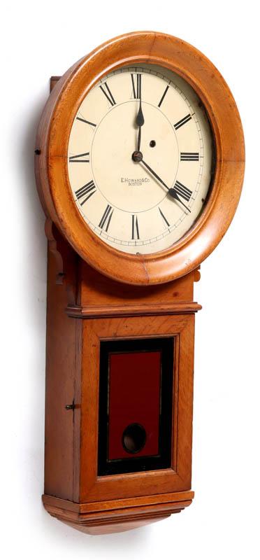 AN E. HOWARD CO. ONE WEIGHT LONG DROP CLOCK NO. 70