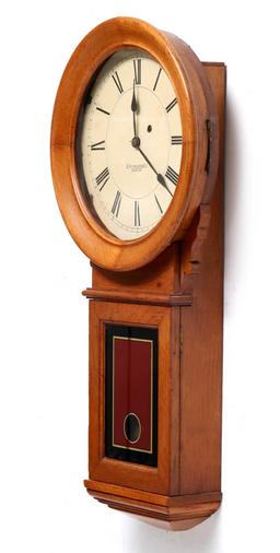 AN E. HOWARD CO. ONE WEIGHT LONG DROP CLOCK NO. 70