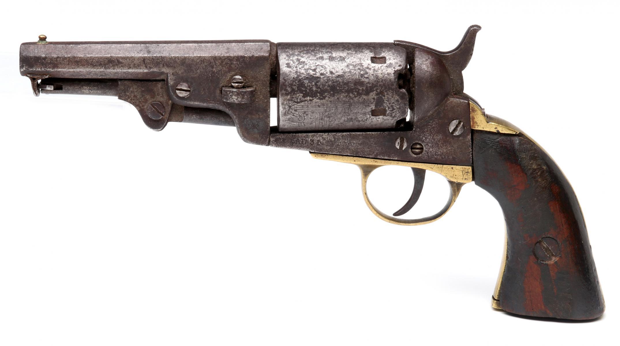 A VERY RARE DEMOULIN & COMPANY 35 CAL REVOLVER