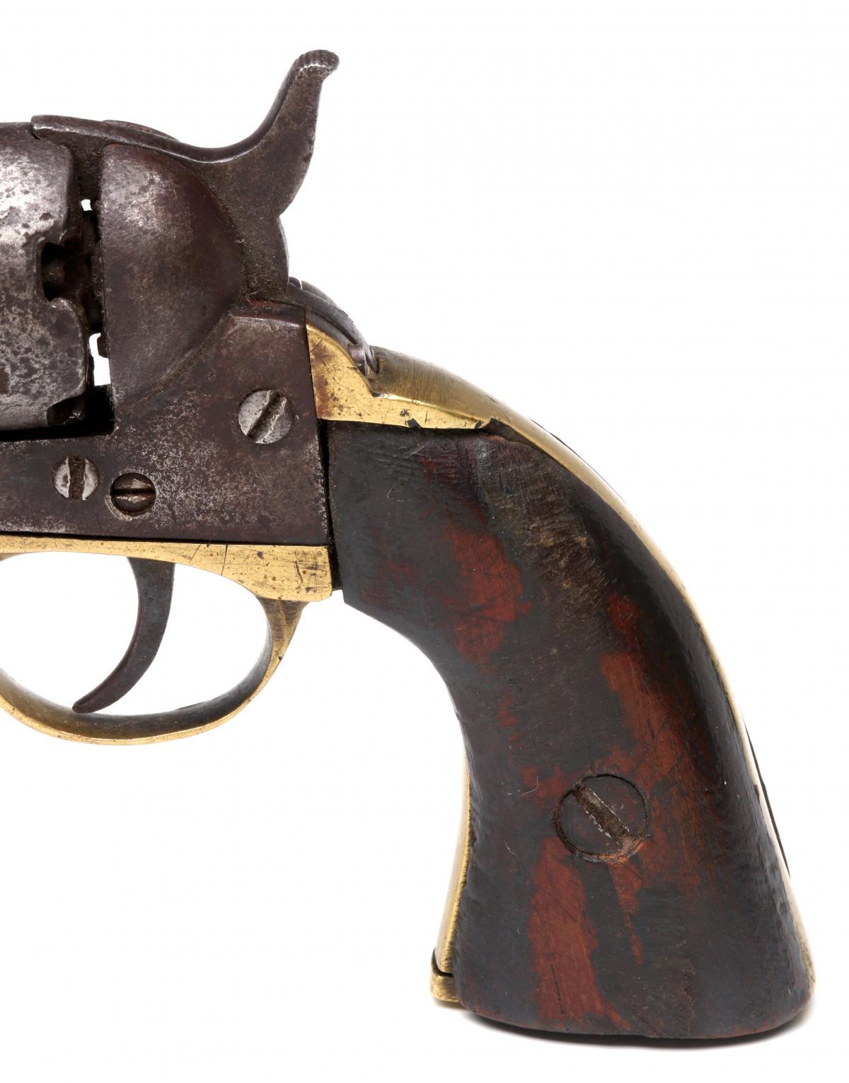 A VERY RARE DEMOULIN & COMPANY 35 CAL REVOLVER