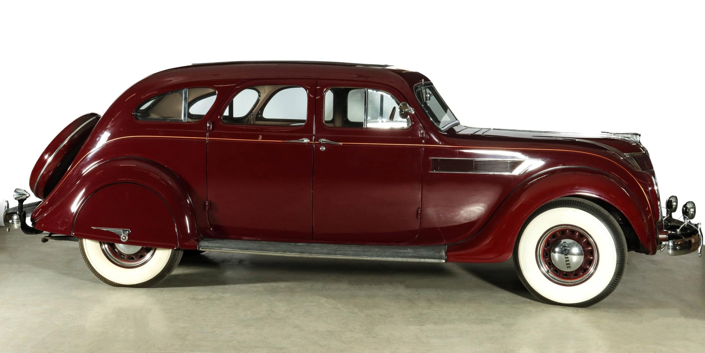 A BEAUTIFULLY RESTORED 1935 CHRYSLER AIRFLOW IMPERIAL