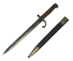 Brazilian Military M1908 Mauser Rifle Bayonet (ECA)