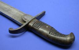 Fighting Knife modified from a Cut-Down British Army Saber (CPD)