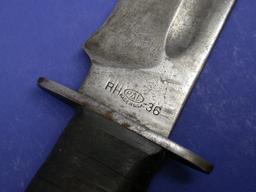 US Military WWII RH-36 "PAL" Fighting Knife (RBH)