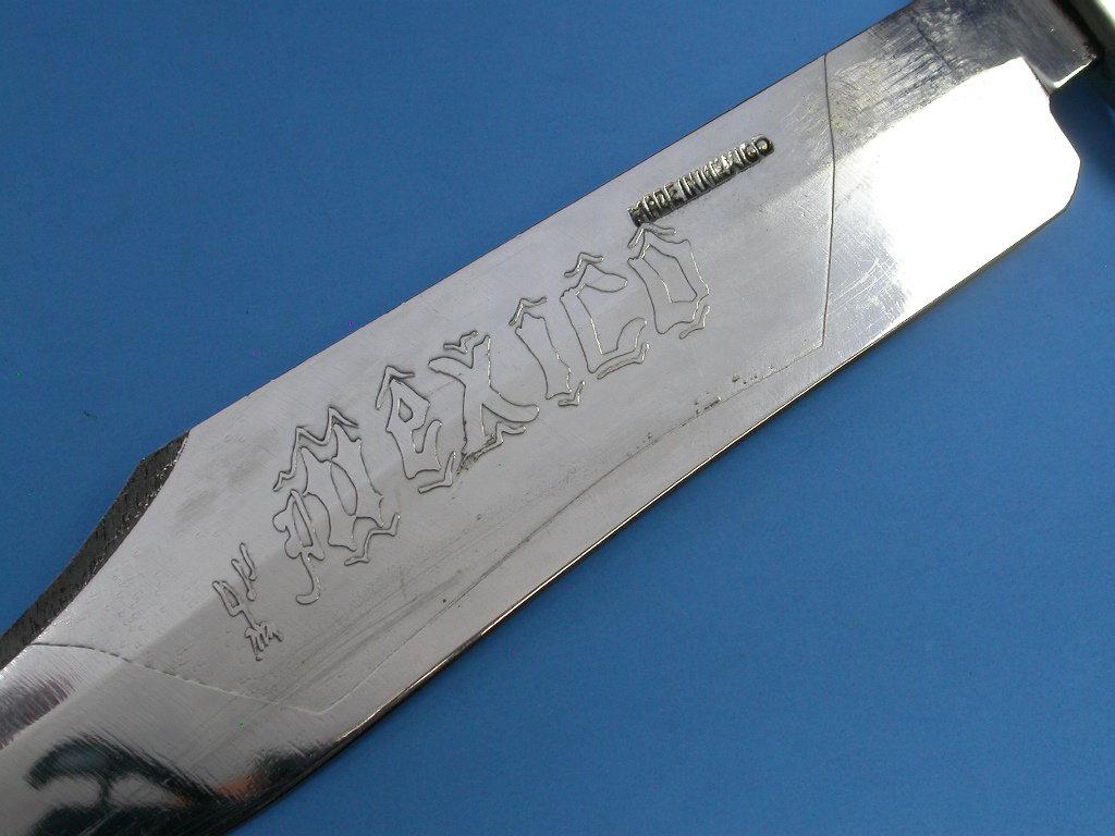 Mexican Engraved Bowie Knife (DSA)