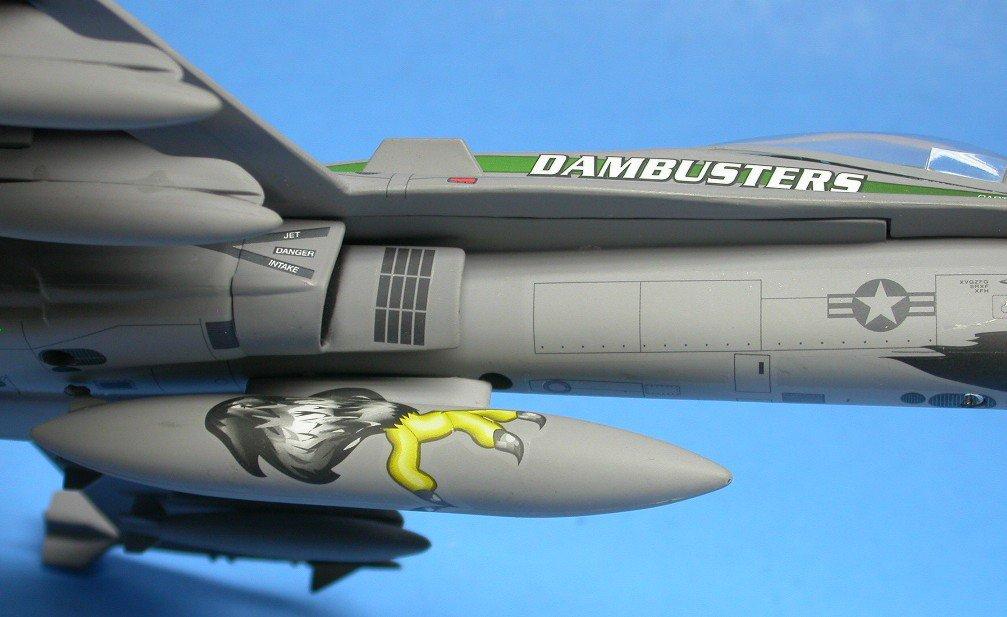 US Navy VFA-309 "Dambusters" F-18 Hornet Model (AI)