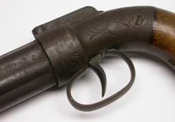 Allen & Thurber 1840s era .31 Caliber Double-Action Pepperbox Pistol - Antique - no FFL needed (SMD)