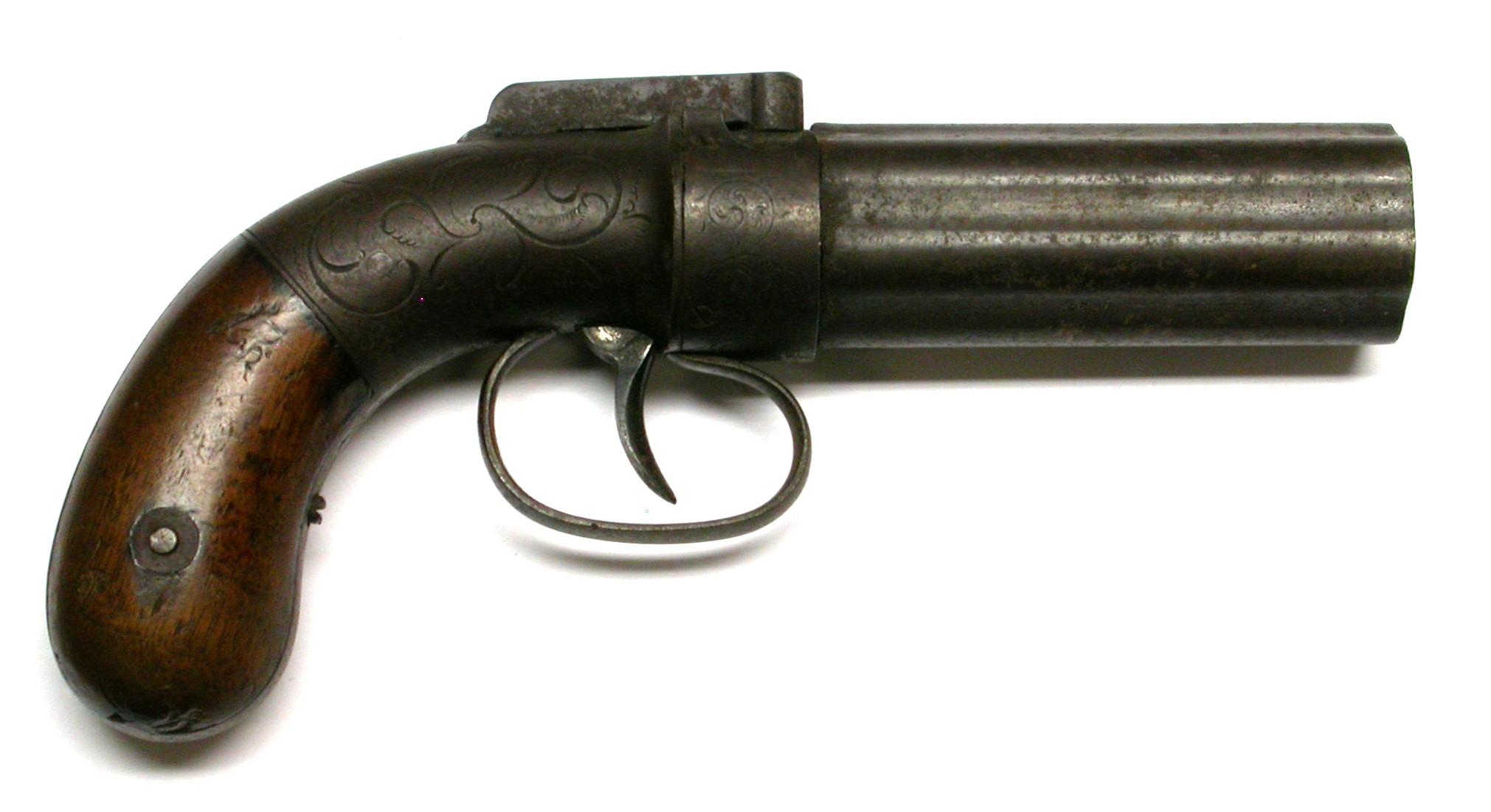 Allen & Thurber 1840s era .31 Caliber Double-Action Pepperbox Pistol - Antique - no FFL needed (SMD)