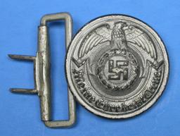 German SS WWII Officer Belt-Buckle & Belt (BA)