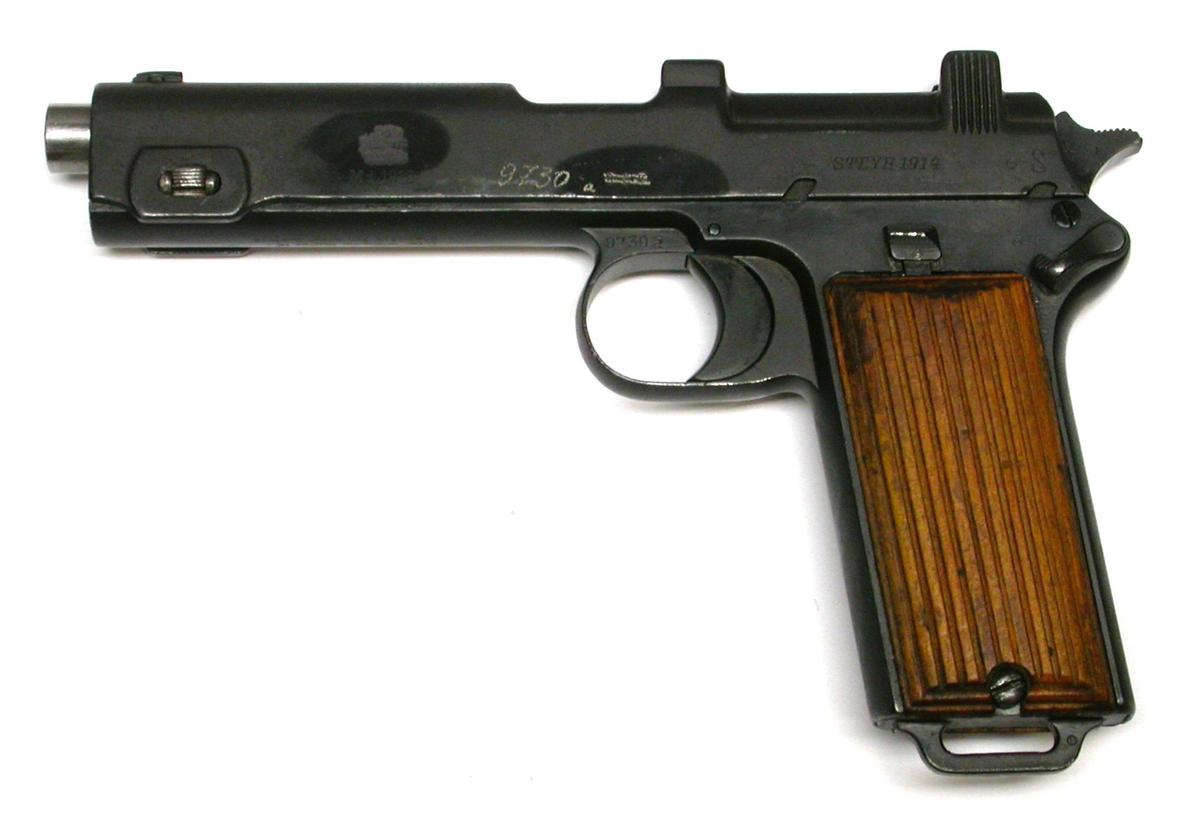 Austrian Military WWI-WWII era Steyr M1912 9mm Steyr Semi-Automatic Pistol - FFL #9730a (MBP)