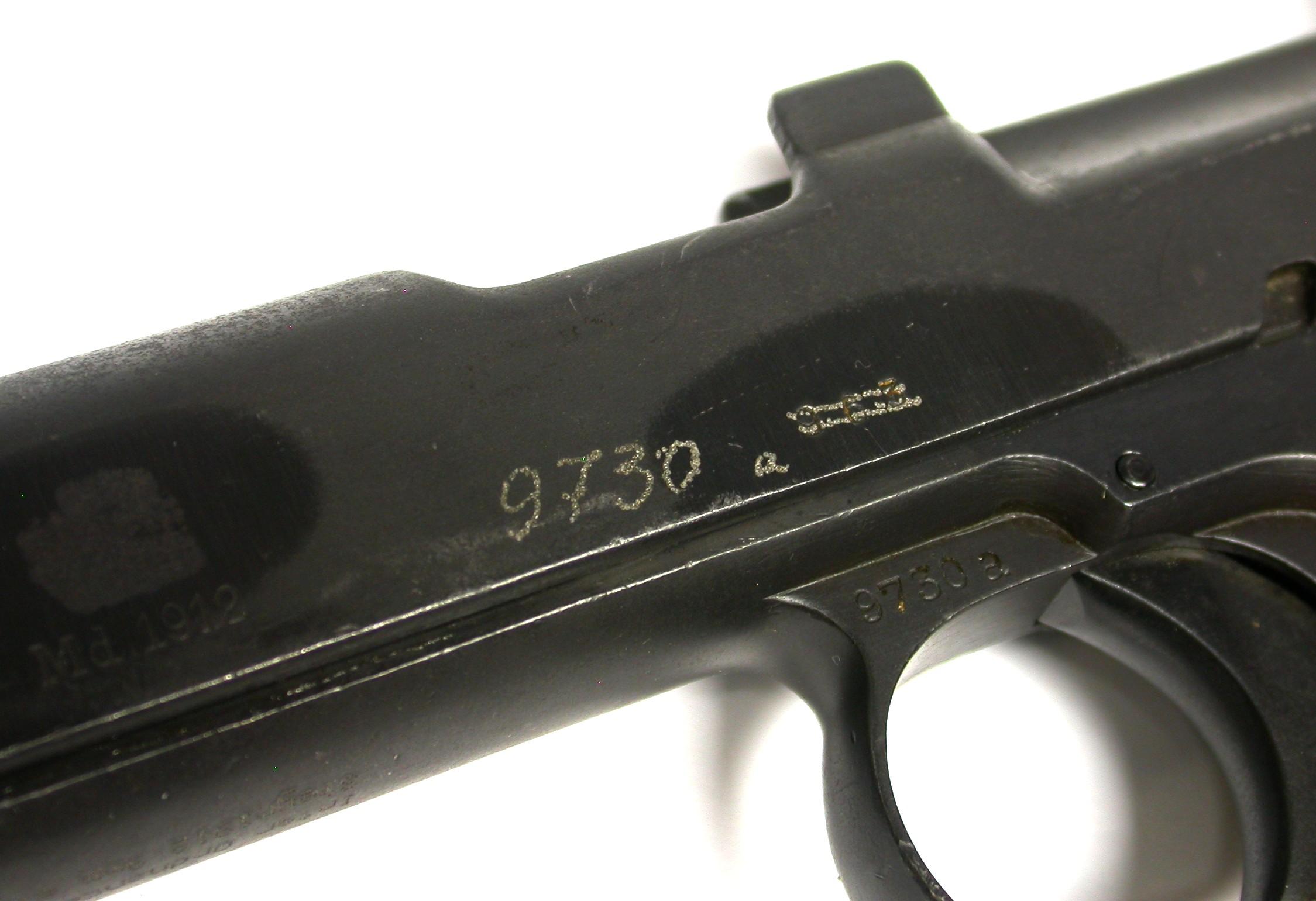 Austrian Military WWI-WWII era Steyr M1912 9mm Steyr Semi-Automatic Pistol - FFL #9730a (MBP)