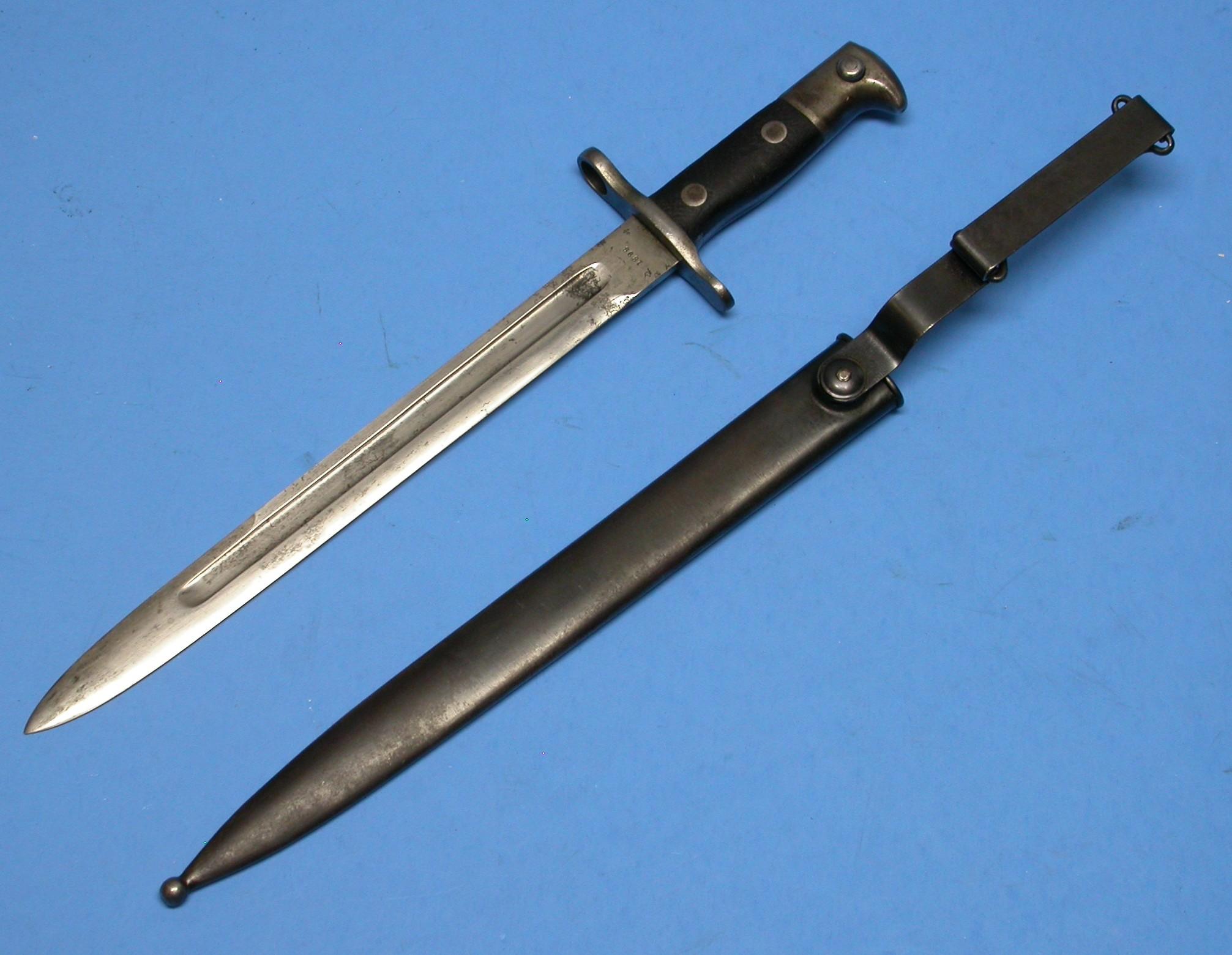 US Military Spanish-American War era Krag Rifle Bayonet (A)