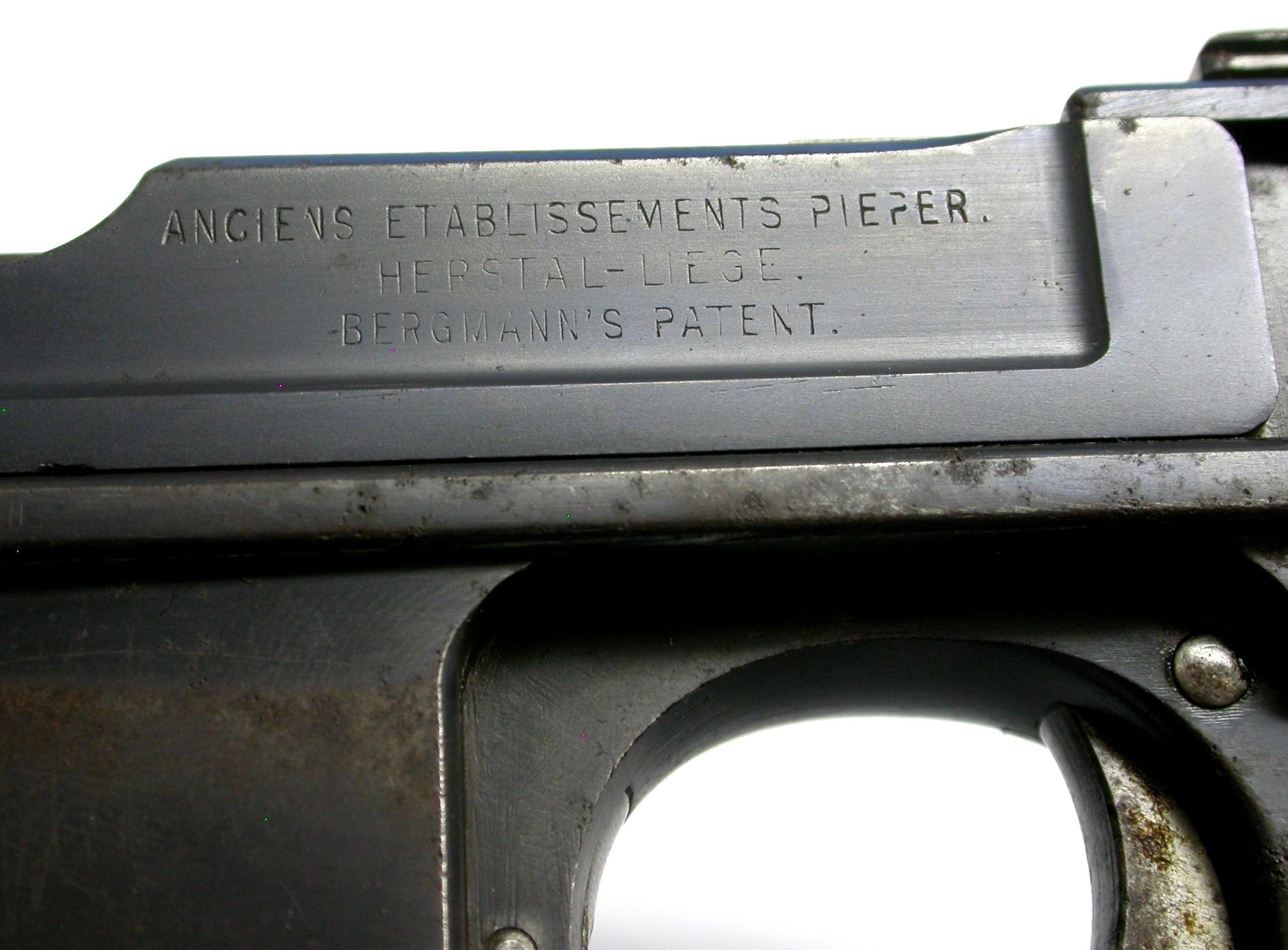 RARE Danish Military Bergmann–Bayard Model 1910 9mm Largo Semi-Automatic Pistol - FFL #16335 (RLF)