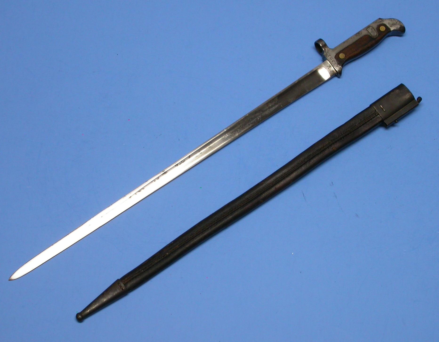 Danish Military Model 1889/15 Krag Rifle Bayonet (CPD)