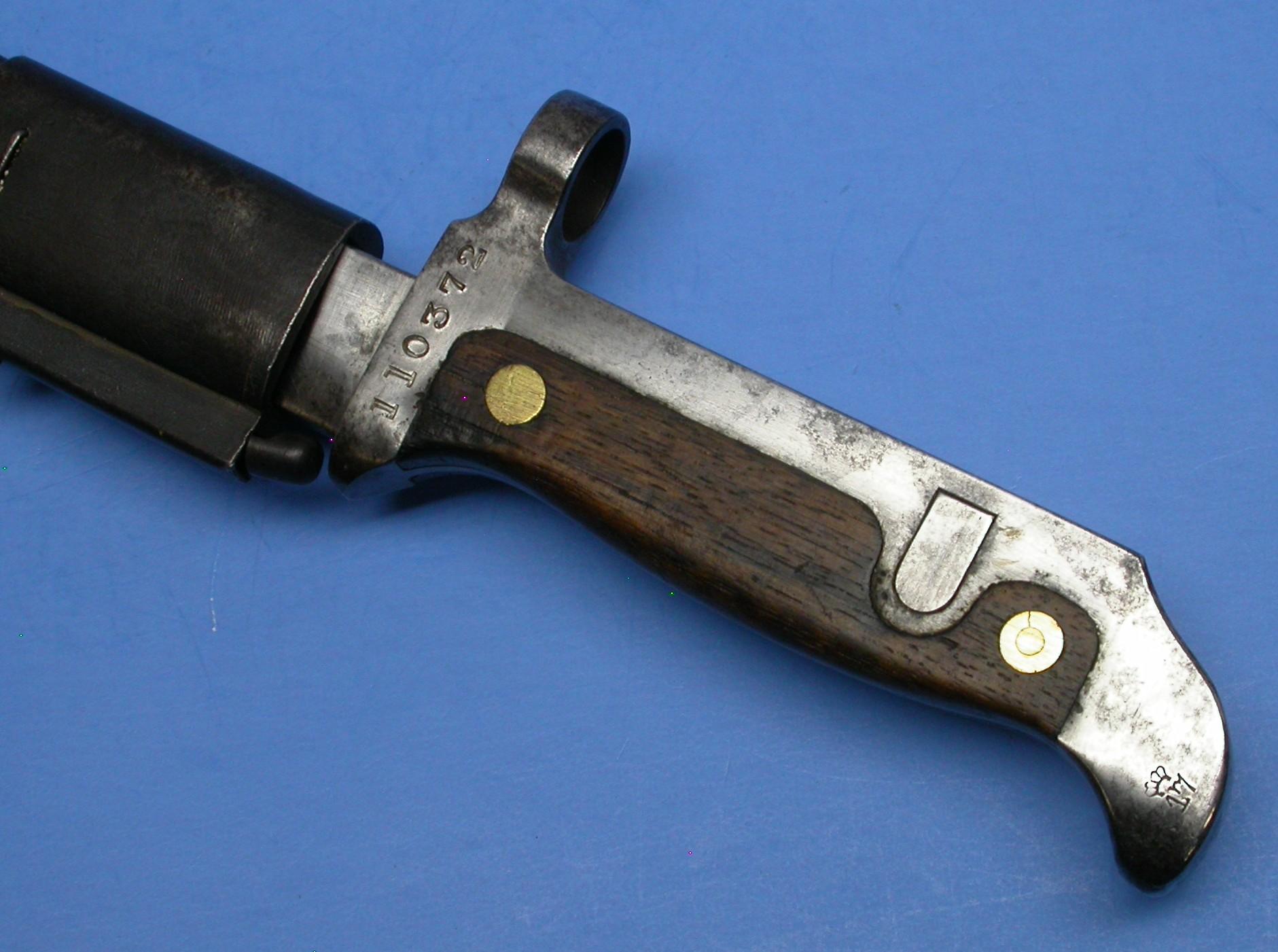 Danish Military Model 1889/15 Krag Rifle Bayonet (CPD)