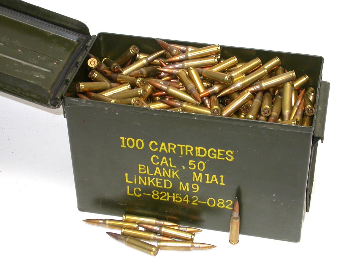 600 Rounds of Middle Eastern 7.62x51 Ammunition Loose in 50 Caliber Ammunition Can (A)
