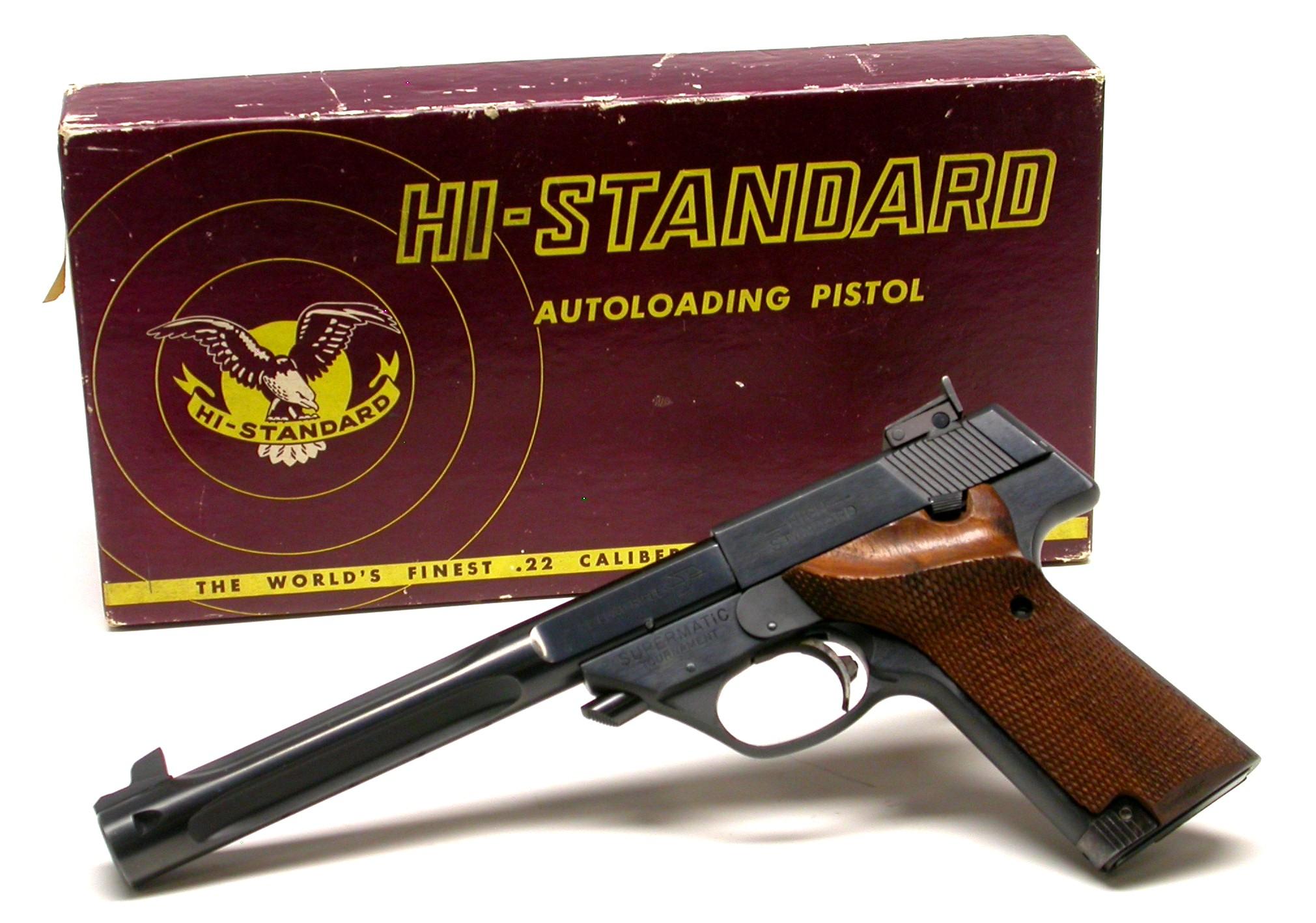 High Standard Model 107 Military Supermatic Tournament Semi Automatic Pistol SN:2002937 (HKB1)