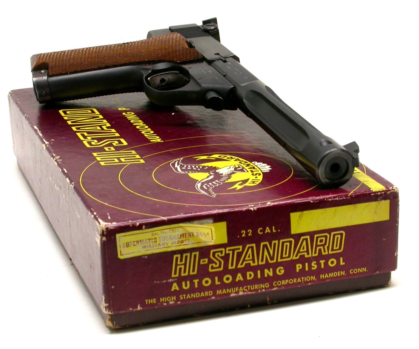 High Standard Model 107 Military Supermatic Tournament Semi Automatic Pistol SN:2002937 (HKB1)