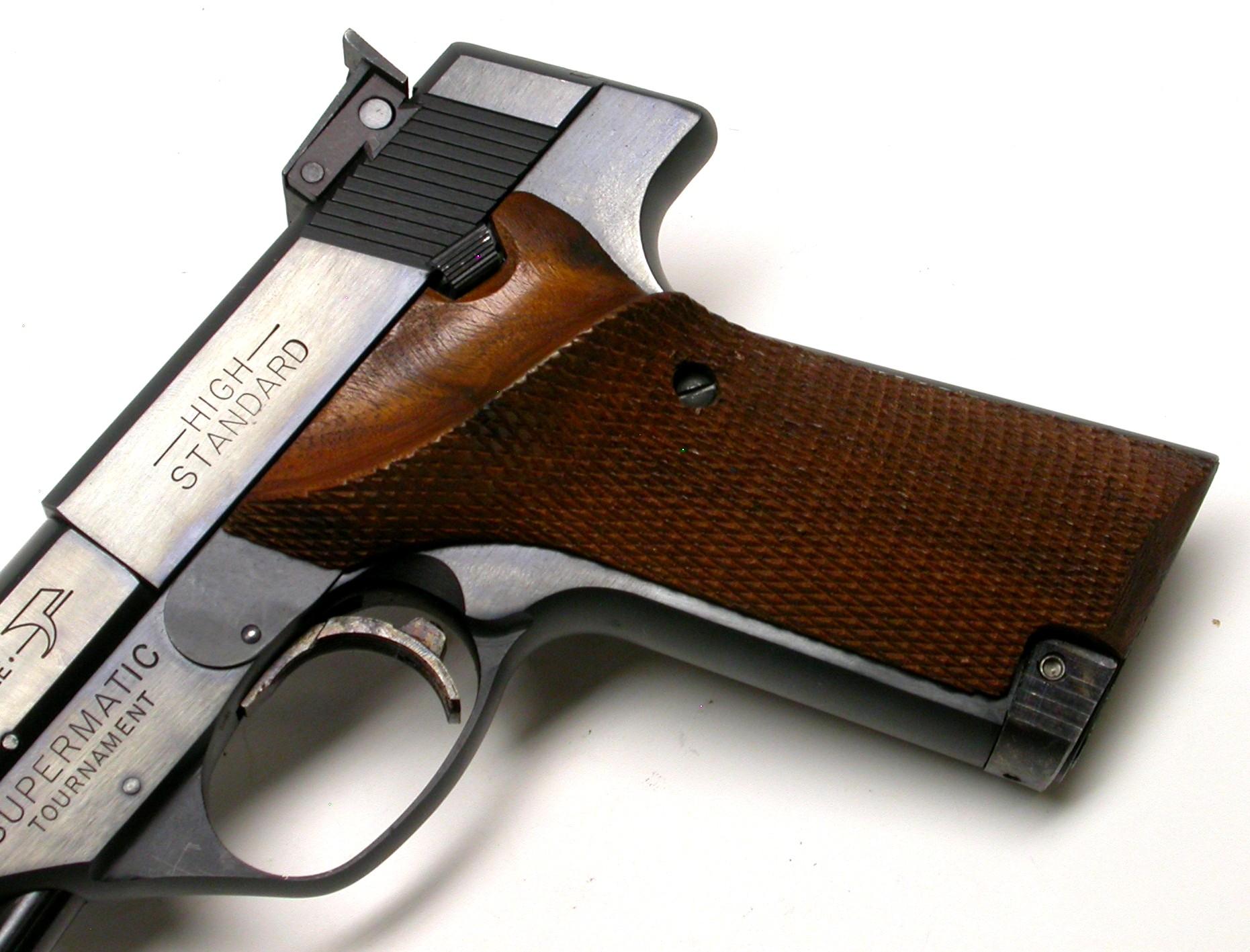 High Standard Model 107 Military Supermatic Tournament Semi Automatic Pistol SN:2002937 (HKB1)