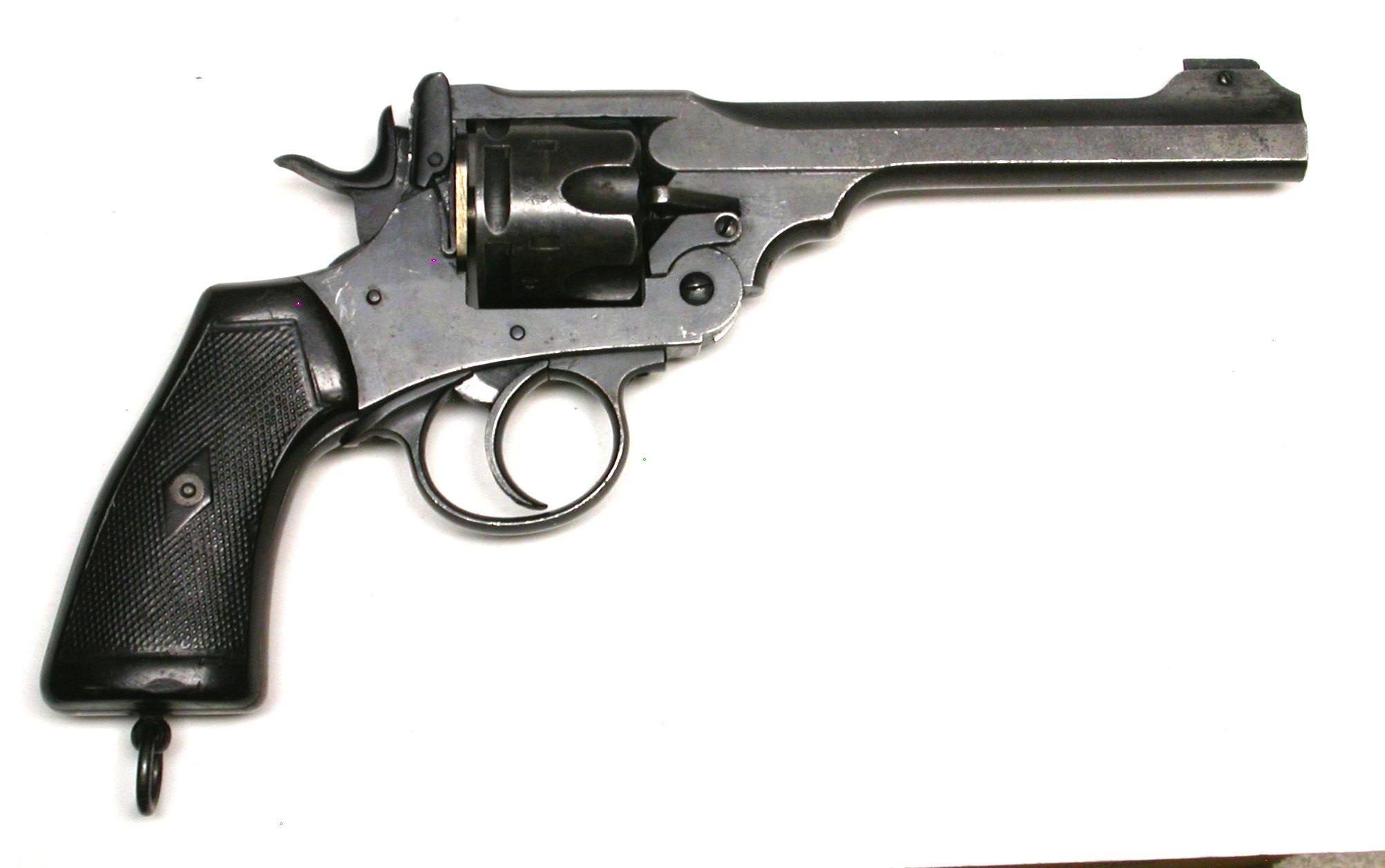 British Military WWI era Web0ley MK-VI .45 ACP Double-Action Revolver - FFL # 243245 (RH1)