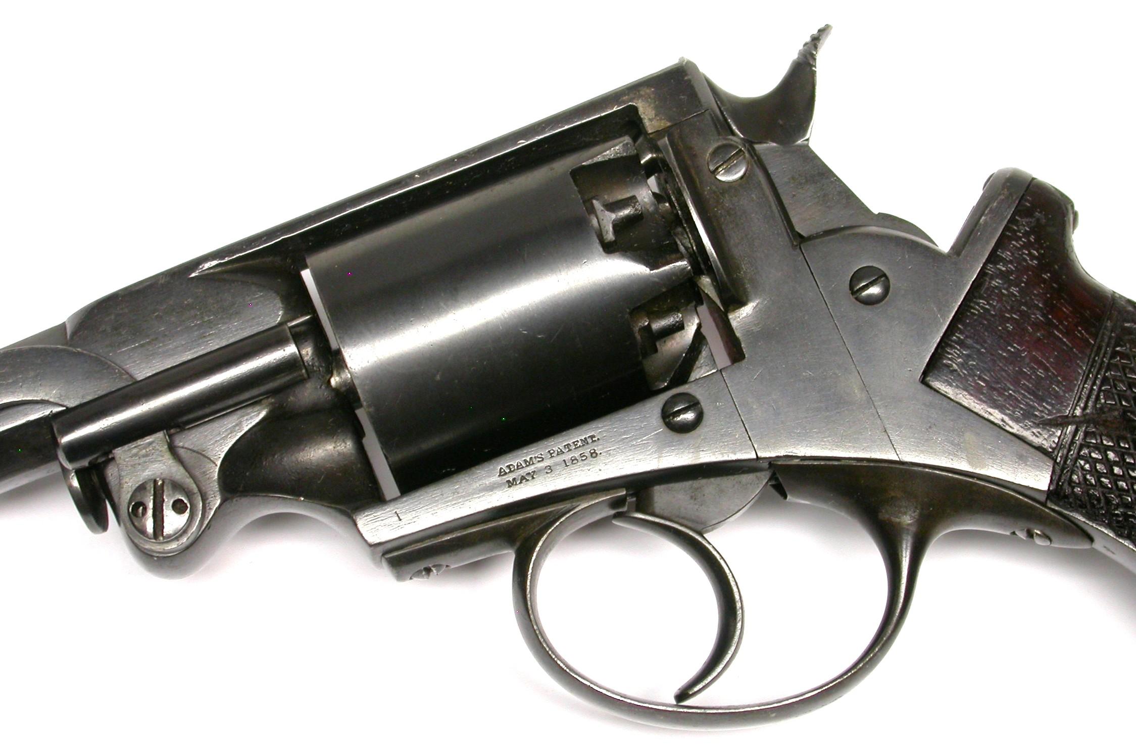 Massachusetts Arms Co. Adams Patent .36 Caliber Percussion Revolver - Antique - no FFL needed (XJE1)