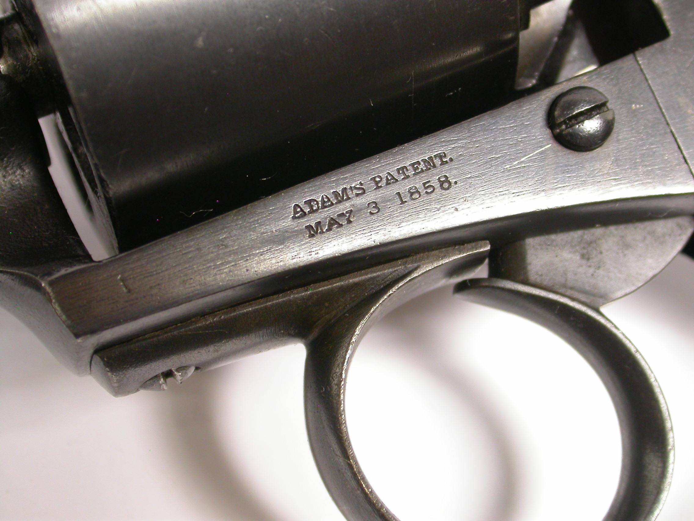 Massachusetts Arms Co. Adams Patent .36 Caliber Percussion Revolver - Antique - no FFL needed (XJE1)