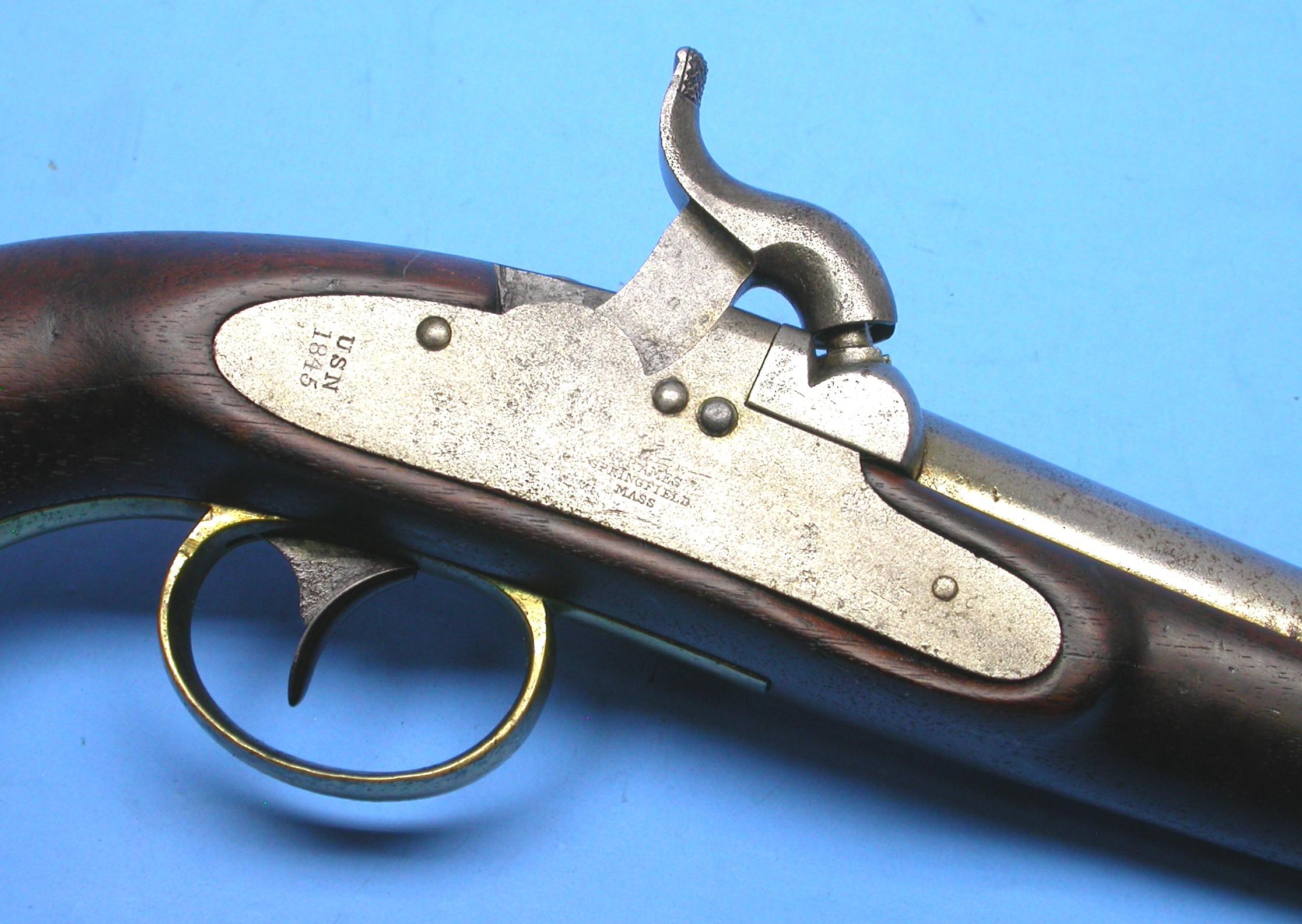 US Navy Model 1842 .54 Caliber Percussion Pistol - Antique - no FFL needed (XJE1)