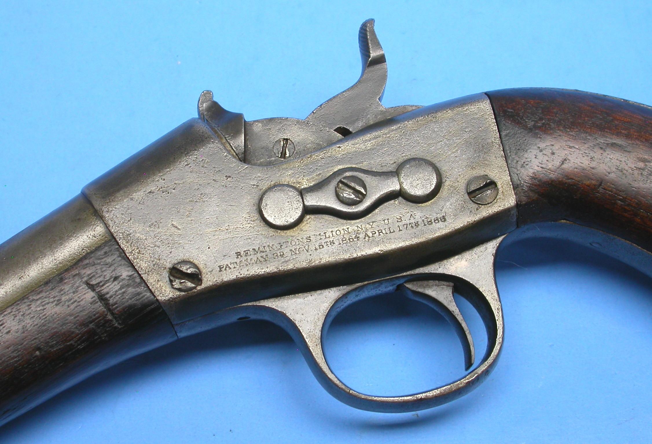US Navy Remington Model 1867 .50 Caliber Rolling Block Pistol - Antique - no FFL needed (XJE1)