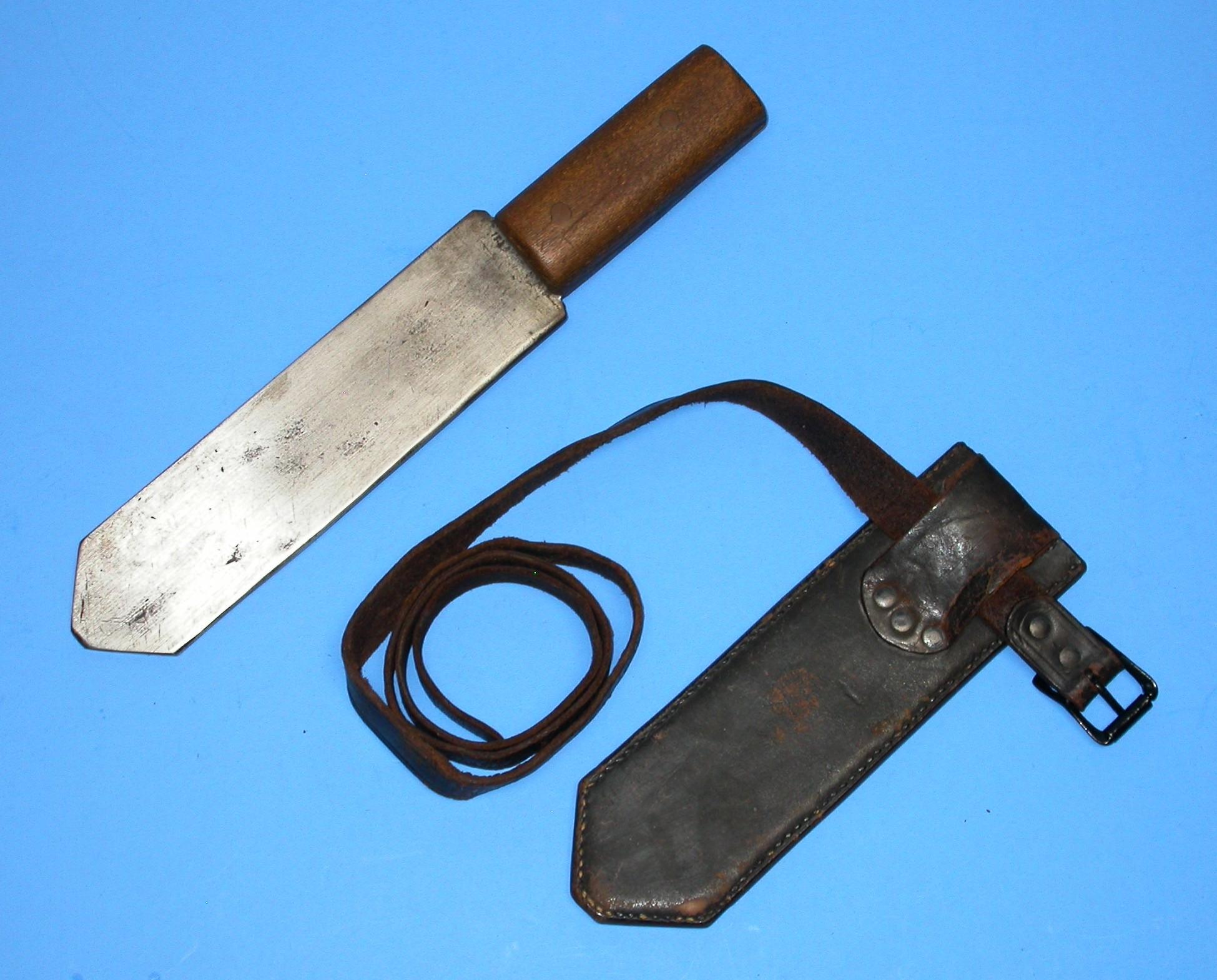 French Ecole De Mars style Militairy Cadet Short Sword & Theatrical Knife (CPD)