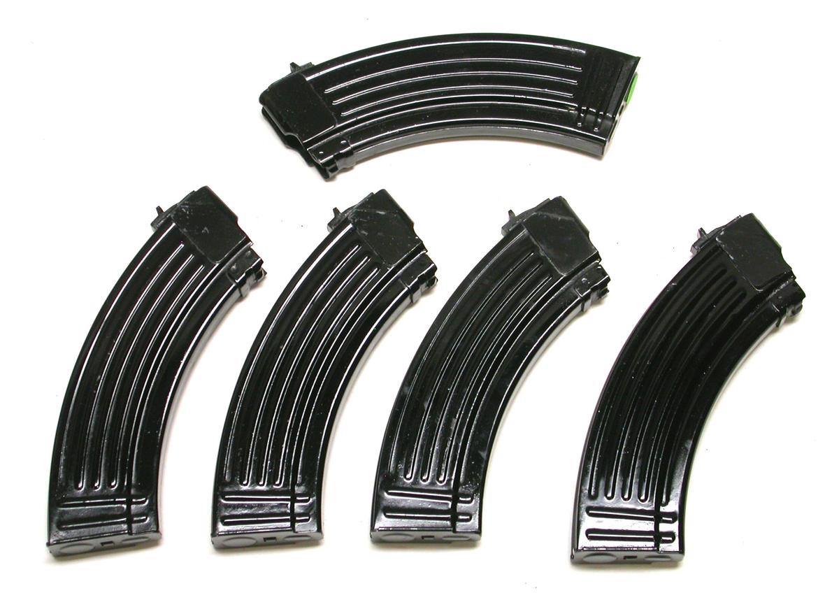 Chinese Military Flat Back AKM Magazines Lot of 5 (JGD)