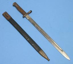 Spanish Military WWI era M1914 Mauser Rifle Bayonet (KAR)