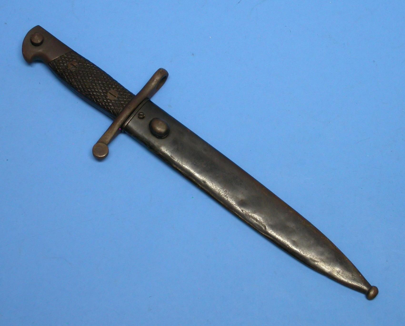 Spanish Military WWII era M1941 Mauser Rifle "Bolo" Bayonet (KAR)