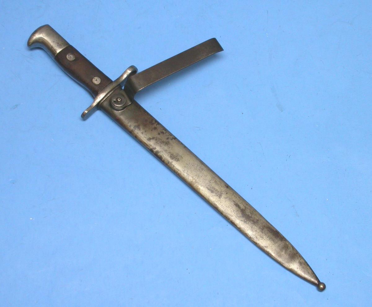 US Military Spanish American War Era 1898 Krag Rifle Bayonet (MGN)