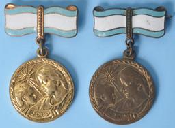 Soviet Union Motherhood Medal Set of 2 (A)