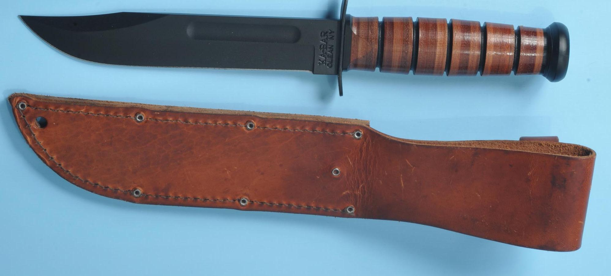 US Navy Marked MK-2 Bowie Fighting Knife (A)