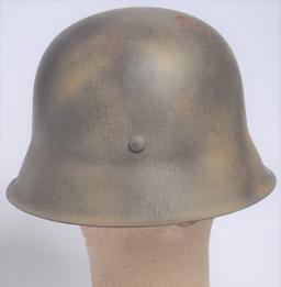 German SS WWII Camo M42 Combat Helmet (KID)