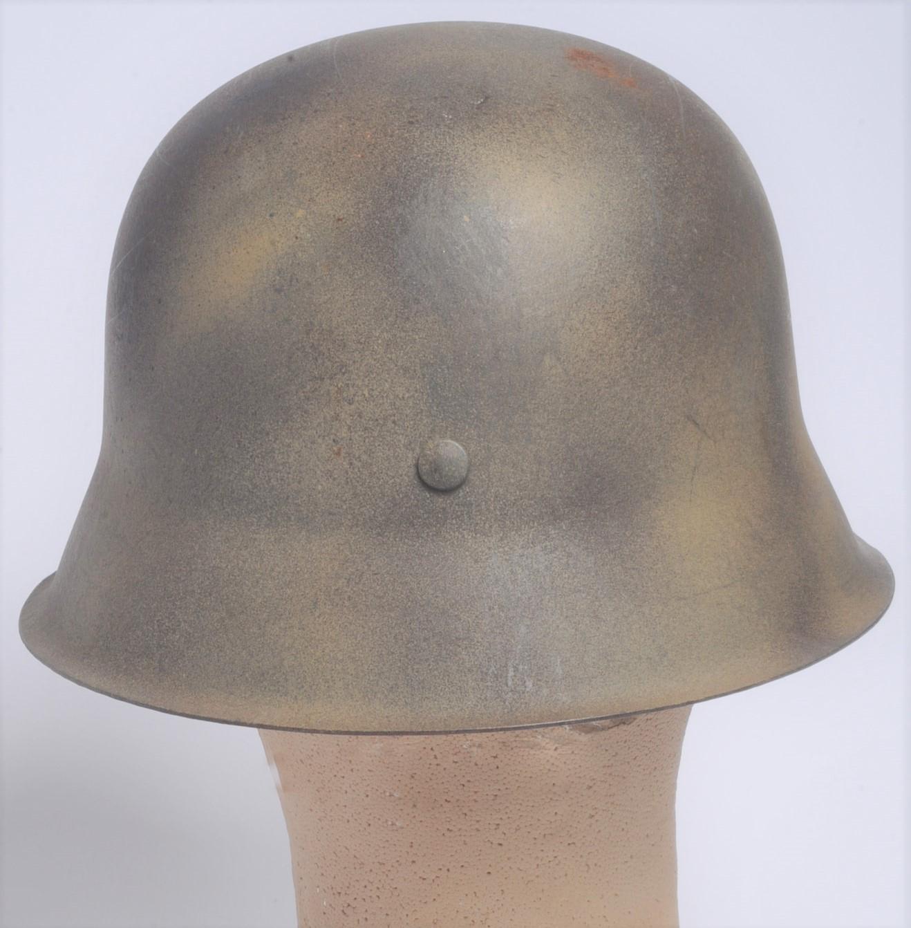 German SS WWII Camo M42 Combat Helmet (KID)