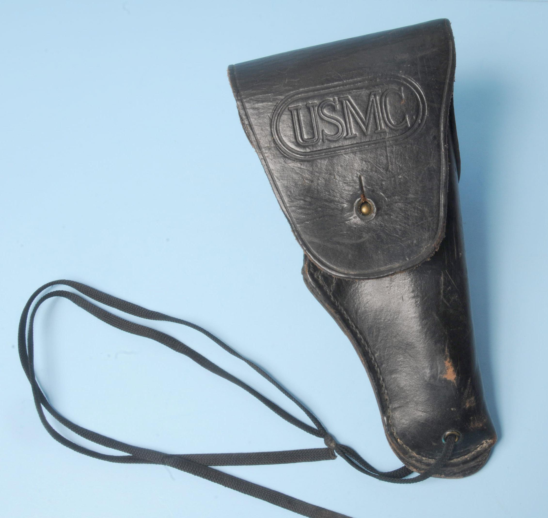 USMC post-Vietnam War era M1911 or M9 9mm Pistol Holster (A)