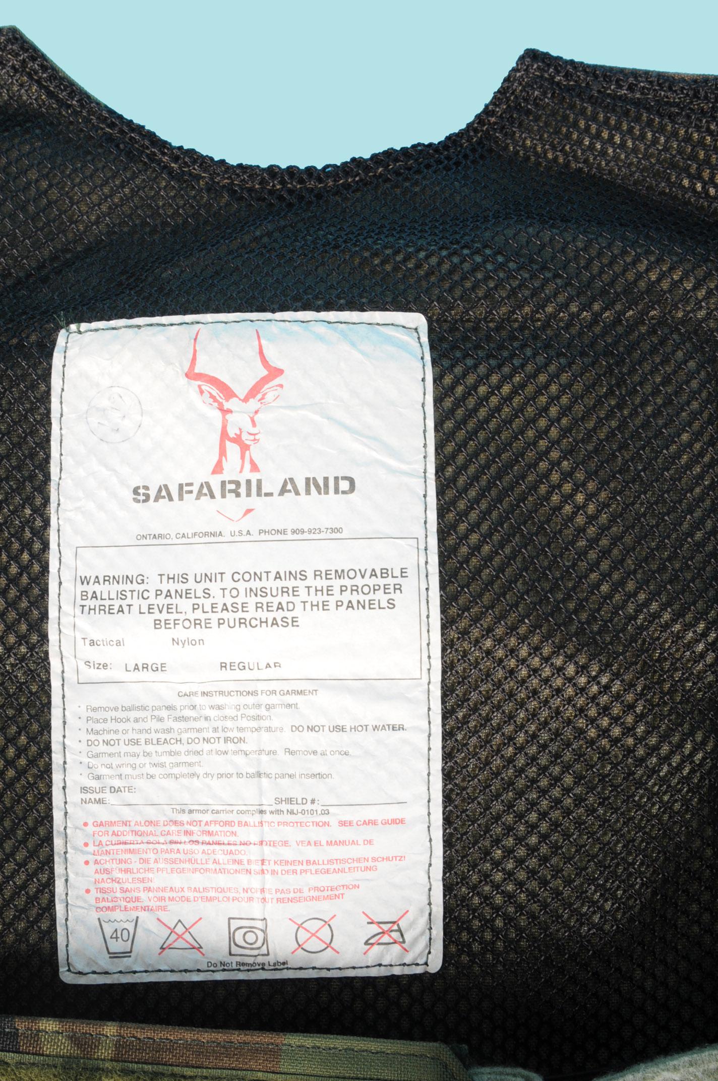 Safariland Camo Plate Carrier Vest (IME)