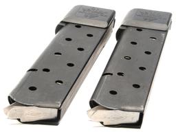 Two Chip McCormick "Power 10" M1911 .45 ACP Extended Magazines (ALH))