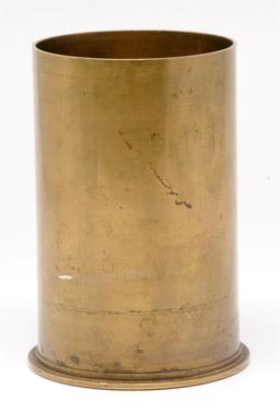 British Military WWII Trench Art 3"50 Caliber Shell Casing (CPD)