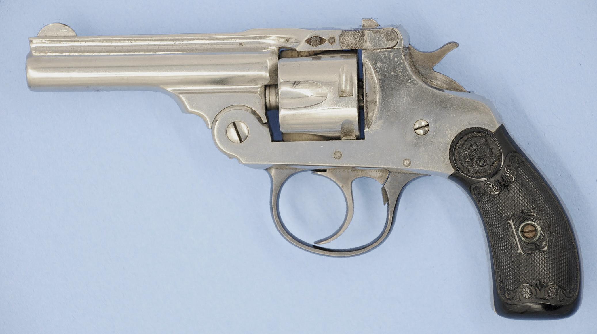 Iver Johnson 1st Model .32 S&W Top Break revolver.  FFL # 24791 (LAM 1)