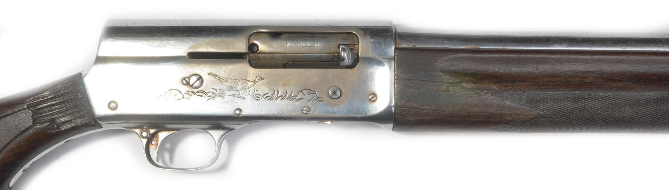 Remington Model 11 12 GA semi auto shotgun.  FFL # 430277 (DHR 1)