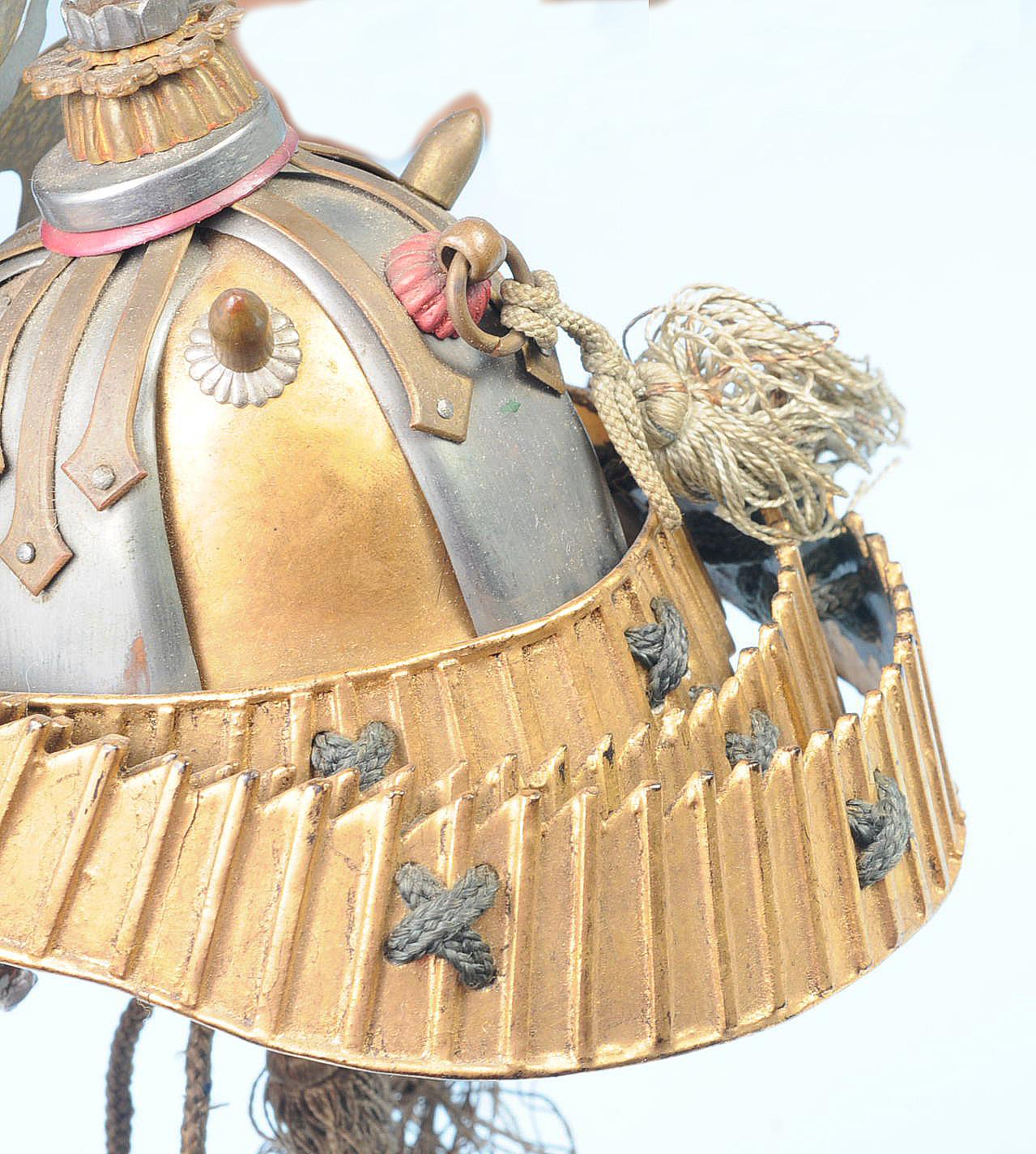 Beautiful Vintage Japanese Samurai Kabuto-Yuzan Samurai Helmet (LAM)