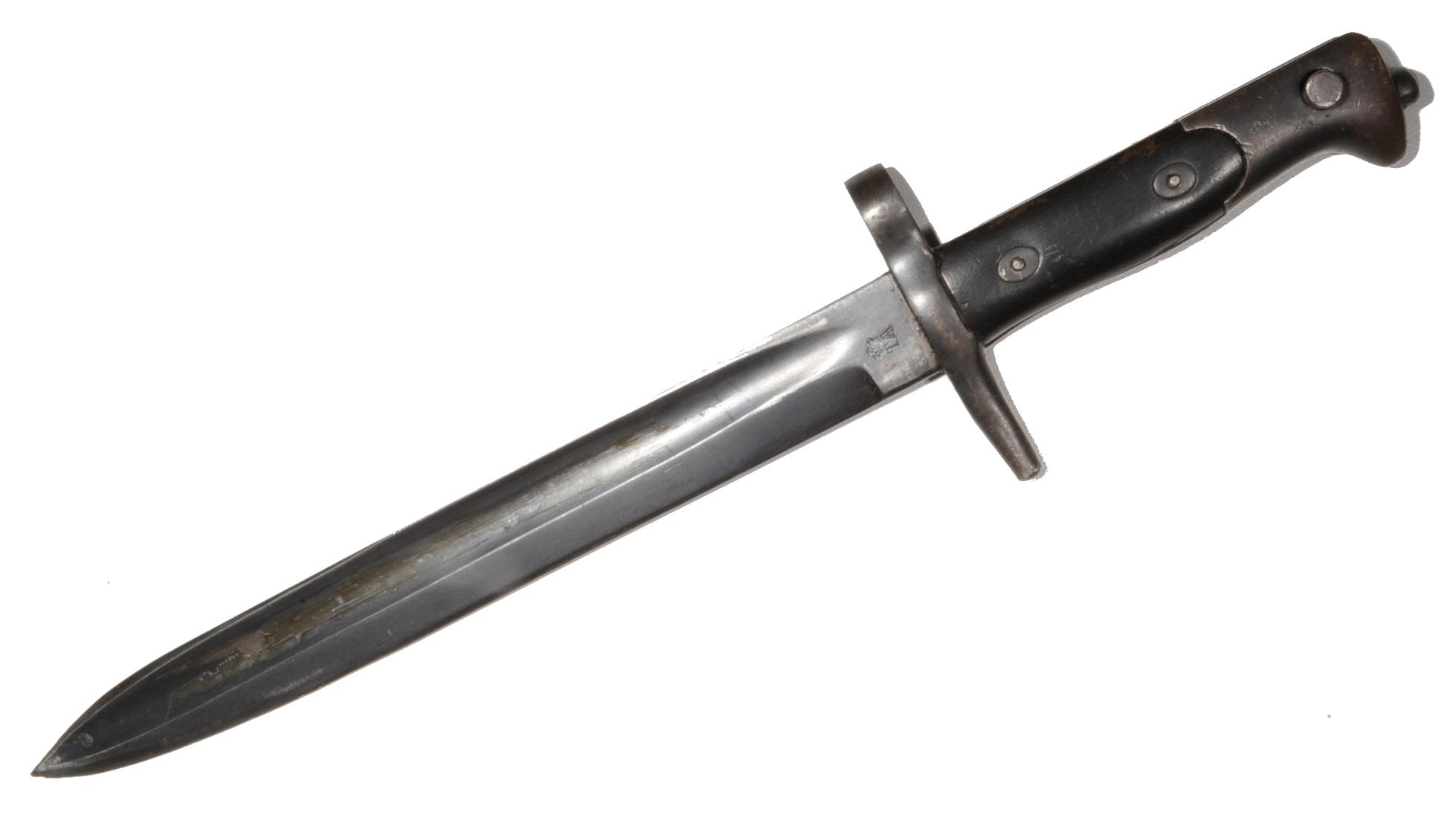 Italian Military Pre-WWI Vetterli Rifle Bayonet (CPD)